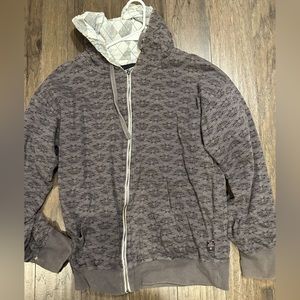 Y2K Top Heavy Zip Up Hoodie JNCO